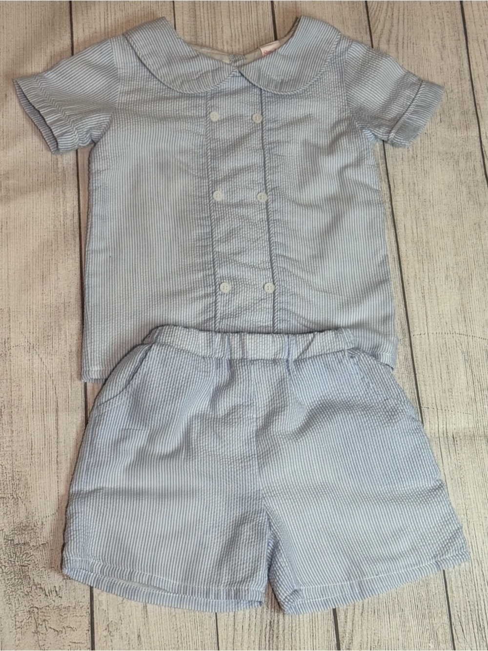 EUC Stitchy Fish 4T Outfit